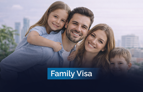 Graphic symbolizing family sponsorship residence visa in the UAE